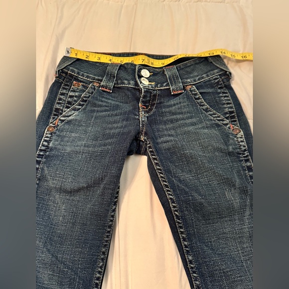 Y2K VINTAGE True Religion Sammy Jeans Women's Size 26, Dark Rinse, Low Rise - Picture 4 of 14